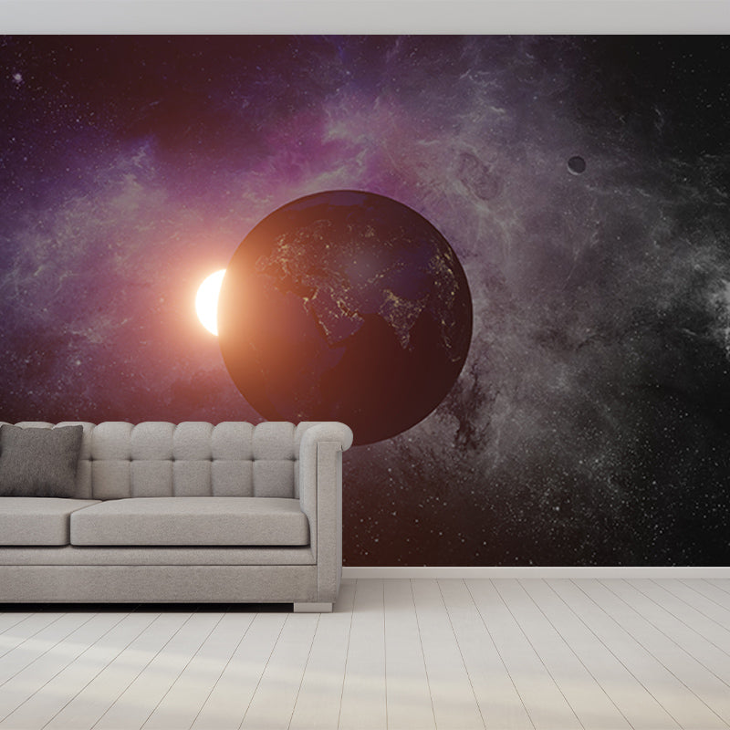 Vast Universe Mural Wallpaper for Sleeping Room Sitting Room, Mildew Resistant