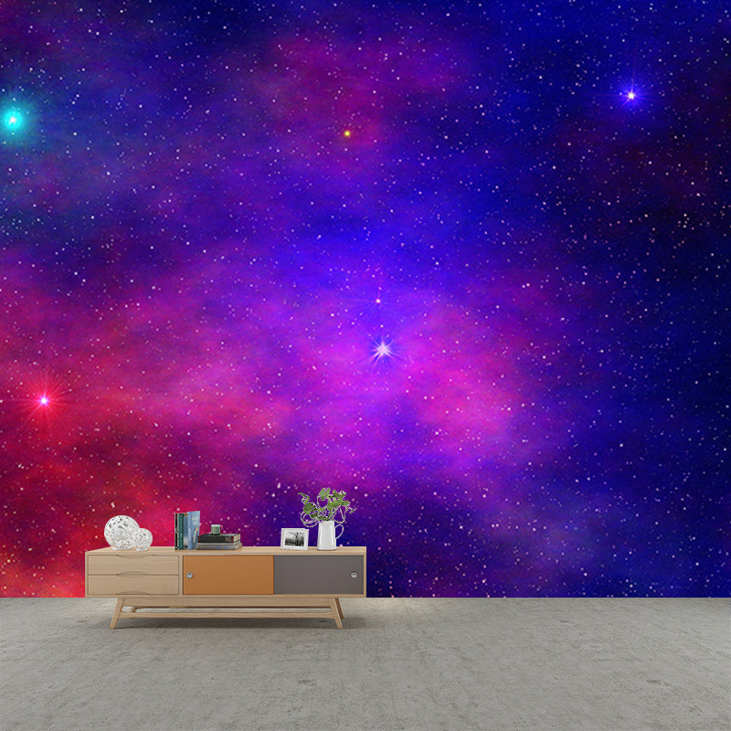 Vast Universe Mural Wallpaper for Sleeping Room Sitting Room, Mildew Resistant