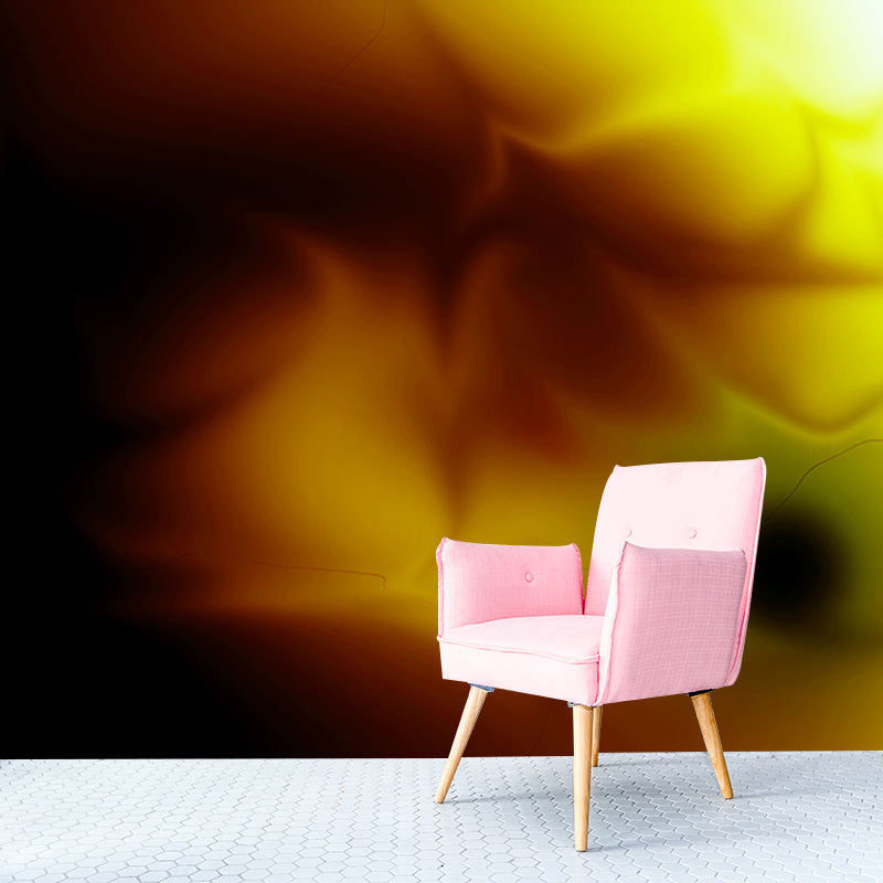 Abstract Mural Wallpaper for Dining Room, Mildew Resistant, Made to Measure