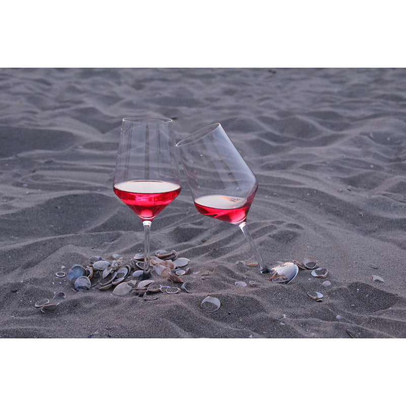 Red Wine Bar Shop Wall Mural Contemporary Moisture Resistant Wall Covering in Soft Color