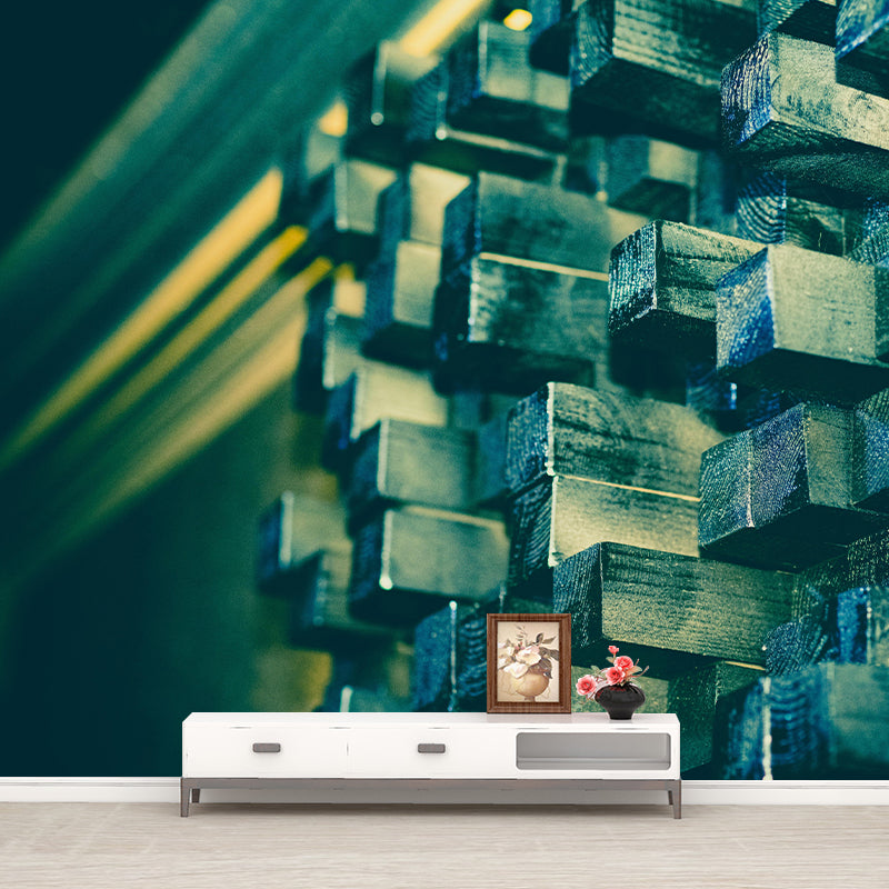 Modern 3D Painting Mural Mildew Resistant Wall Covering for Bedroom Decor