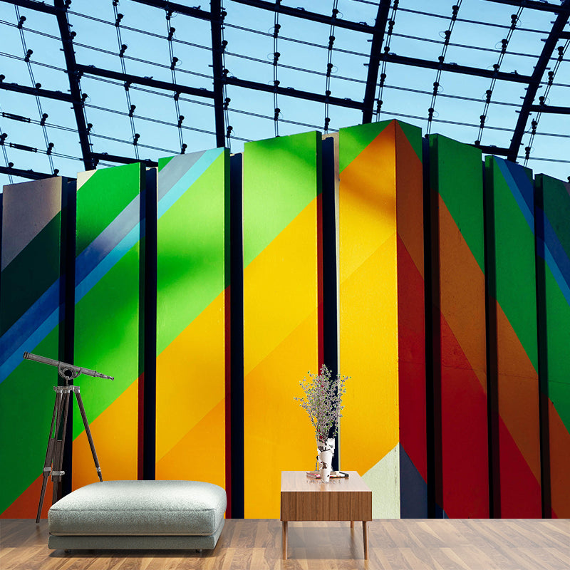 Modern Style 3D Painting Mural Mildew Resistant Wall Covering for Bedroom Decor