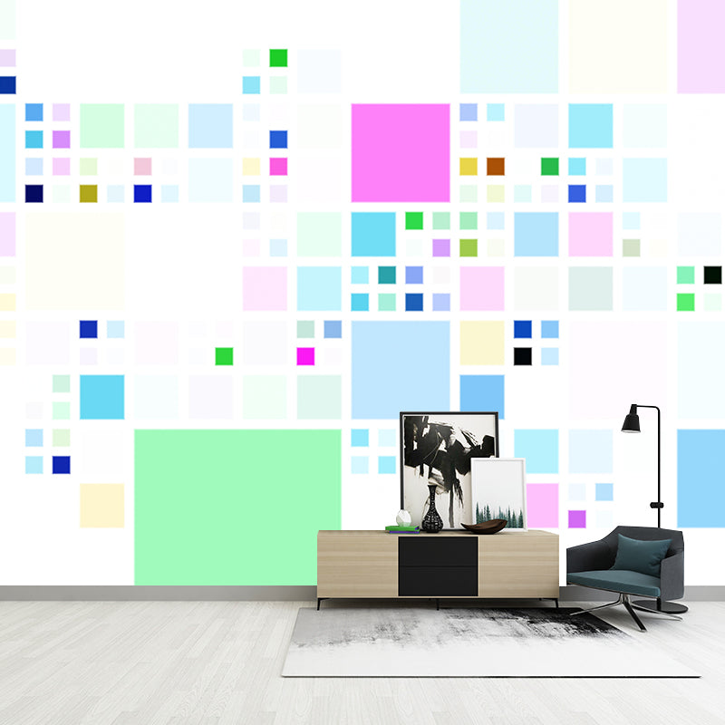 Horizontal Illustration Geometric Patterns Mural Wallpaper Wall Murals for Bedroom