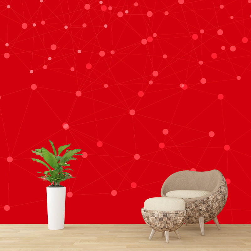 Horizontal Illustration Geometric Patterns Mural Wallpaper Wall Murals for Bedroom