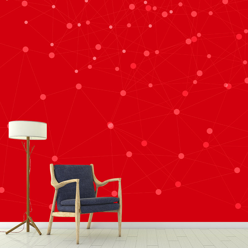 Horizontal Illustration Geometric Patterns Mural Wallpaper Wall Murals for Bedroom