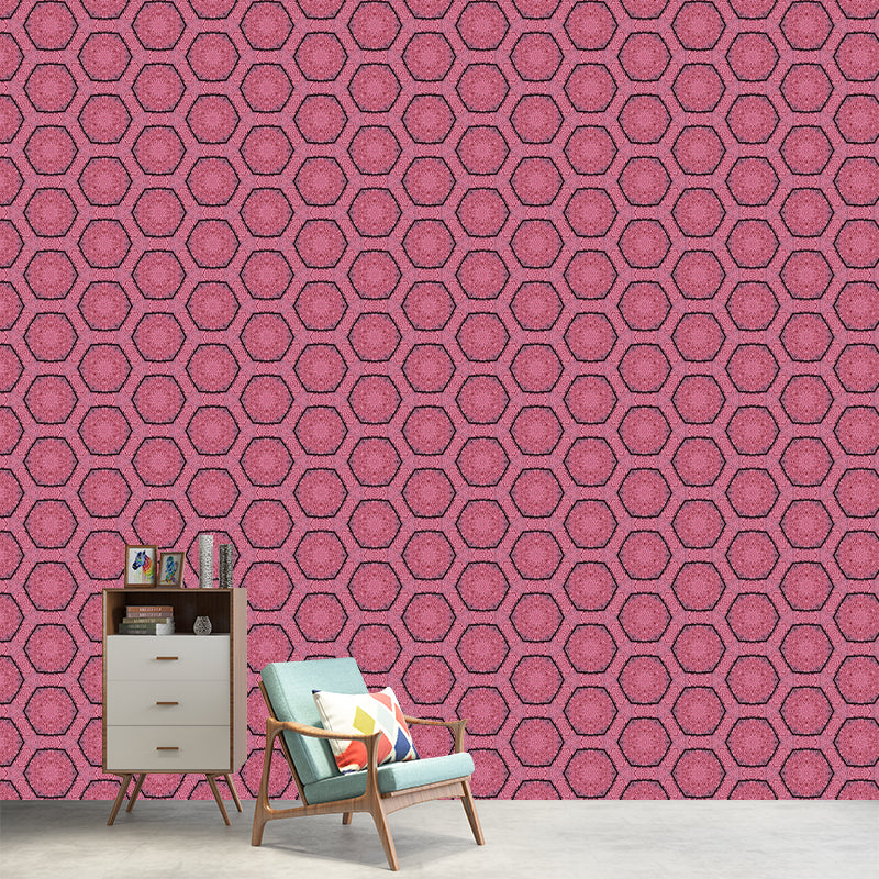 Geometric Patterns Mural Decal for Wall Modern Style Bedroom Mural Wall Art