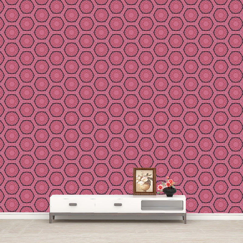 Geometric Patterns Mural Decal for Wall Modern Style Bedroom Mural Wall Art