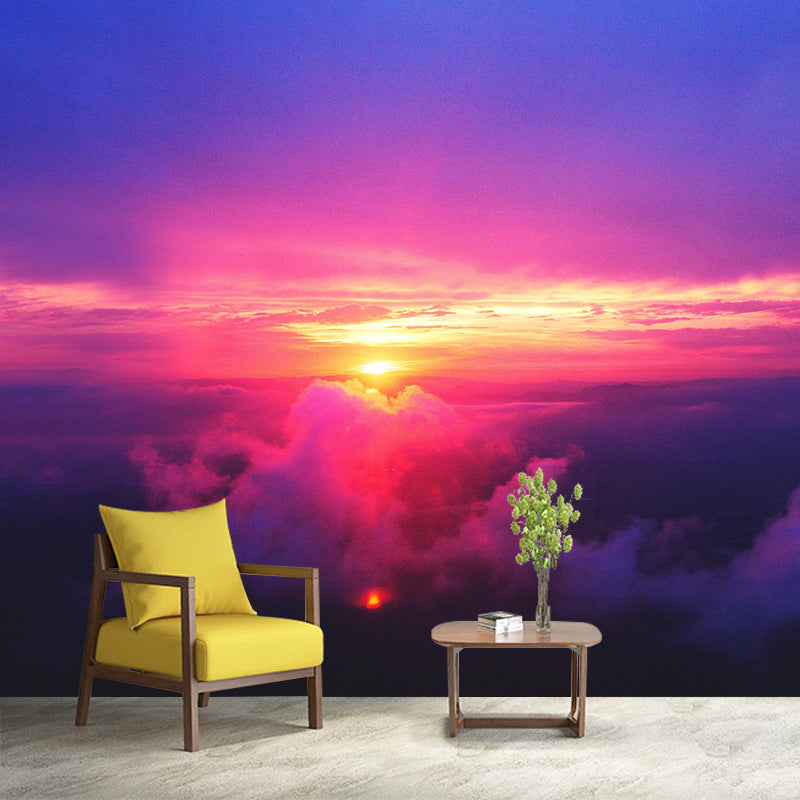 Cloudscape Mural Decal for Wall Contemporary Sitting Room Mural Wall Art