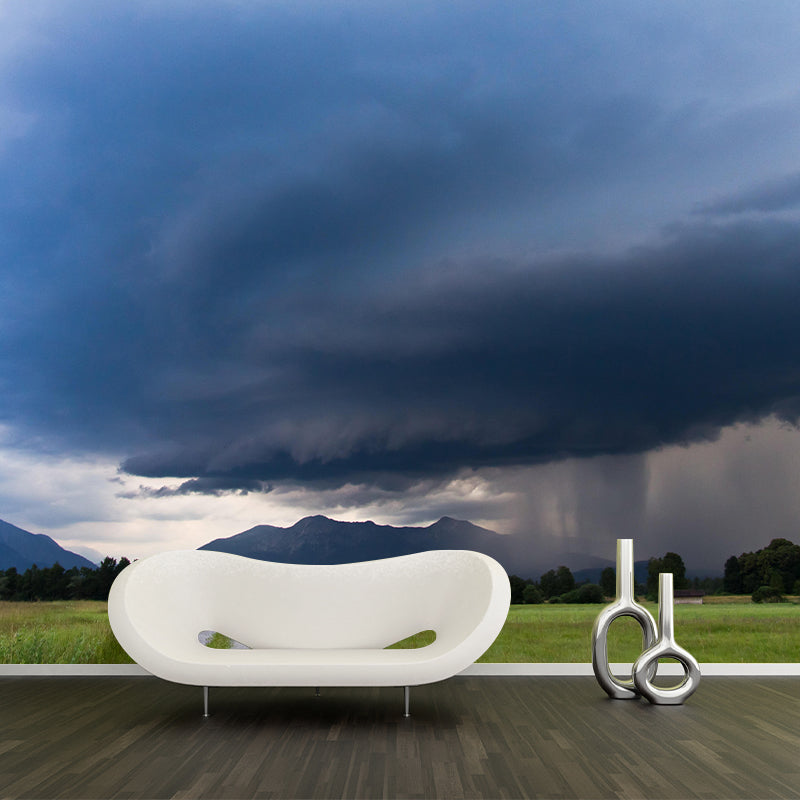 Photography Contemporary Mural Wallpaper with Cloudscape Painting for Decoration