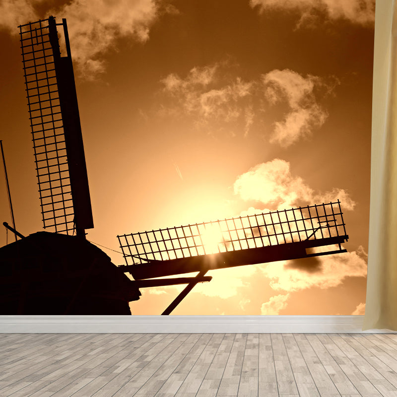 Photography Contemporary Mural Wallpaper with Cloudscape Painting for Decoration