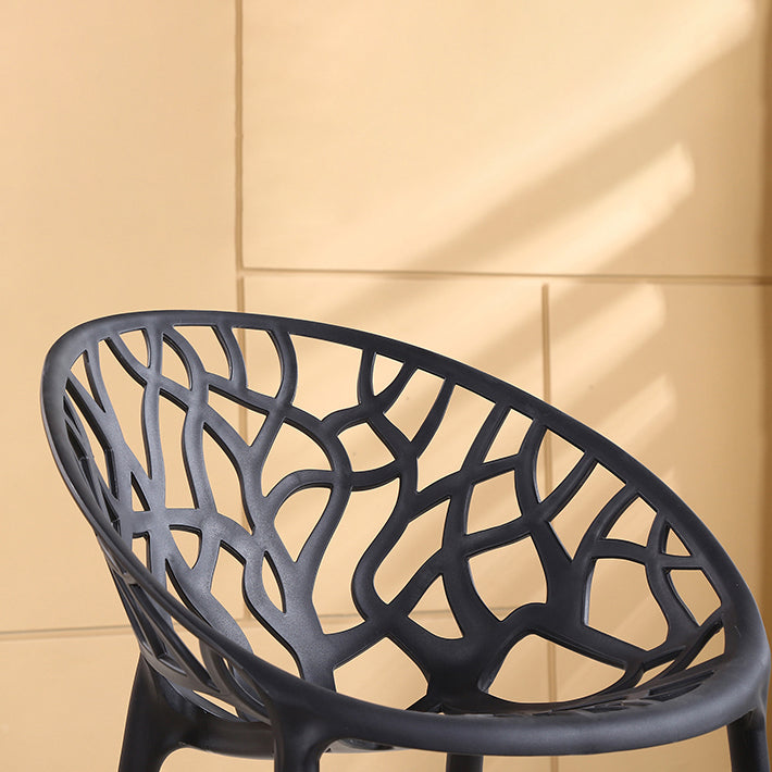 El comedor plástico contemporáneo preside la parte posterior abierta sin brazos que cena la silla lateral para el restaurante