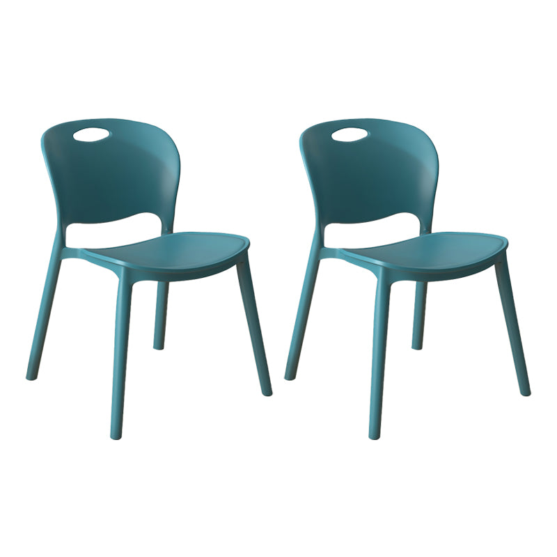 El comedor plástico contemporáneo preside la parte posterior abierta sin brazos que cena la silla lateral para el uso en el hogar