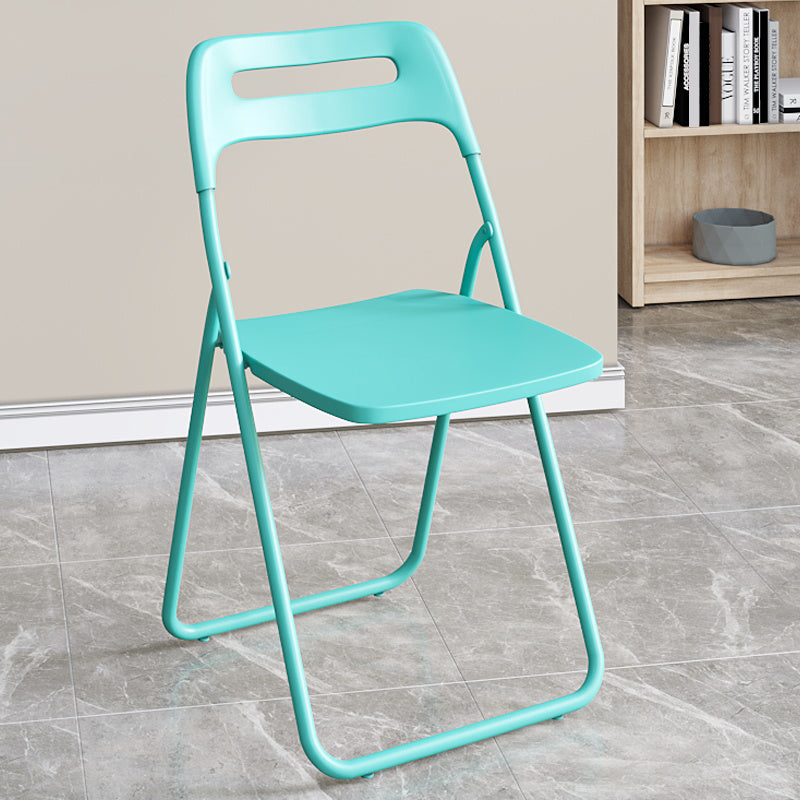 Chaise d'intérieur et d'extérieur moderne en métal, chaise d'appoint pliante à dossier ouvert pour la maison