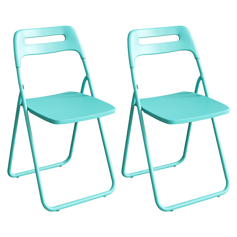 Chaise d'intérieur et d'extérieur moderne en métal, chaise d'appoint pliante à dossier ouvert pour la maison