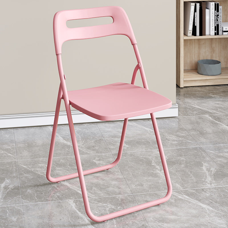 Chaise d'intérieur et d'extérieur moderne en métal, chaise d'appoint pliante à dossier ouvert pour la maison