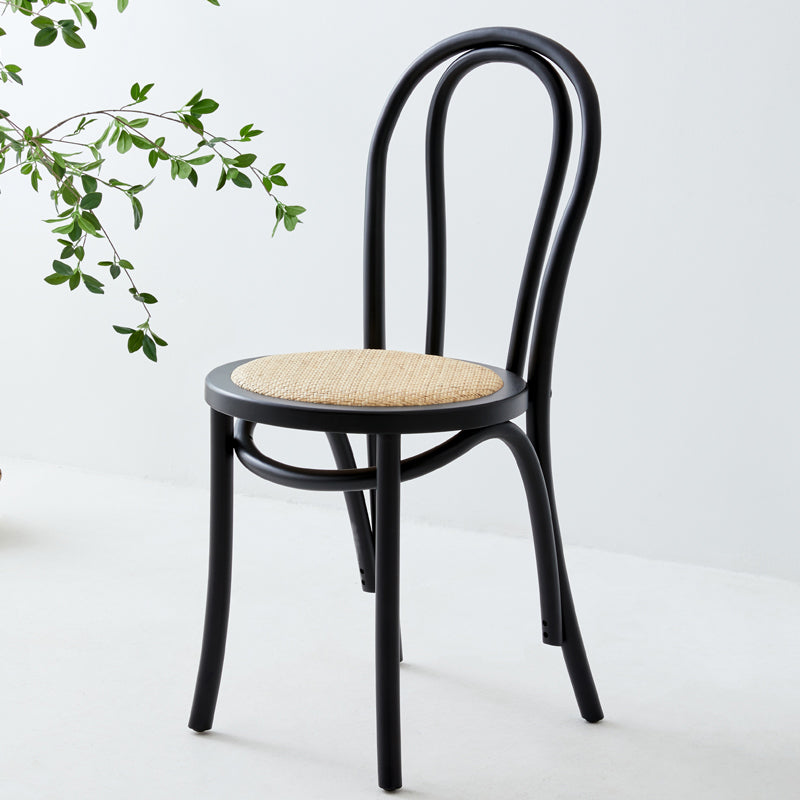 Le bois de hêtre de style moderne préside les chaises de salle à manger de cuisine arrière de Windsor