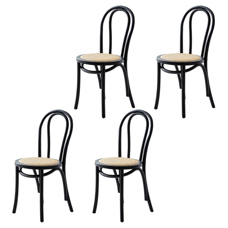 Le bois de hêtre de style moderne préside les chaises de salle à manger de cuisine arrière de Windsor