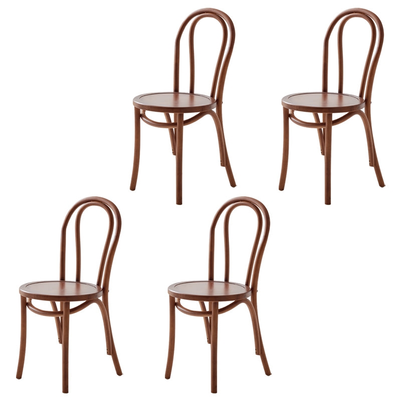 Le bois de hêtre de style moderne préside les chaises de salle à manger de cuisine arrière de Windsor