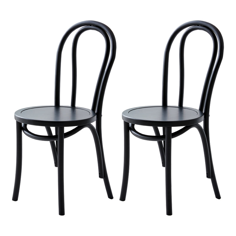 Le bois de hêtre de style moderne préside les chaises de salle à manger de cuisine arrière de Windsor