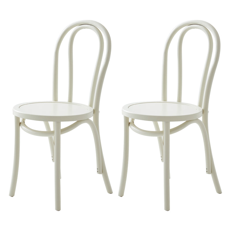 Le bois de hêtre de style moderne préside les chaises de salle à manger de cuisine arrière de Windsor