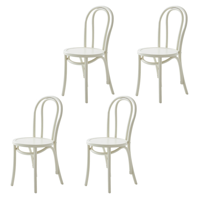 Le bois de hêtre de style moderne préside les chaises de salle à manger de cuisine arrière de Windsor