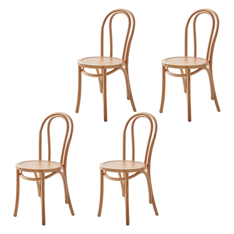 Le bois de hêtre de style moderne préside les chaises de salle à manger de cuisine arrière de Windsor