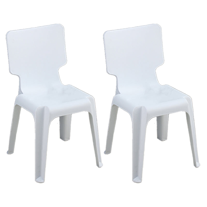 Chaise d'appoint en plastique pour marché nocturne scandinave, chaise de salle à manger à dossier solide, couleur claire