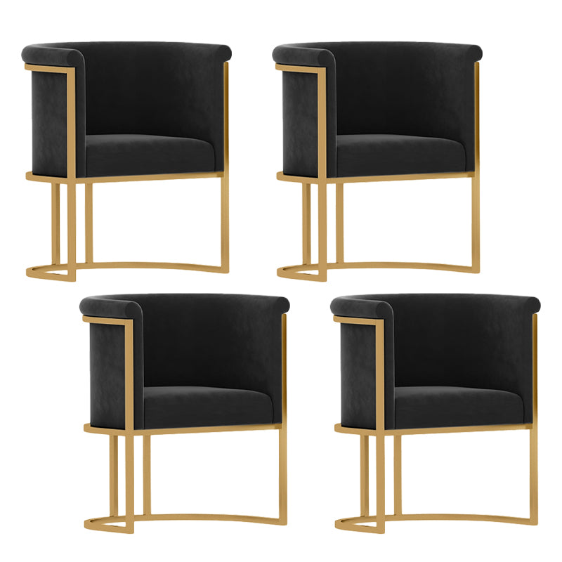 Chaises sans accoudoirs rembourrées de style scandinave, chaises latérales à dossier solide pour la maison