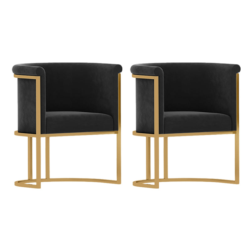 Chaises sans accoudoirs rembourrées de style scandinave, chaises latérales à dossier solide pour la maison
