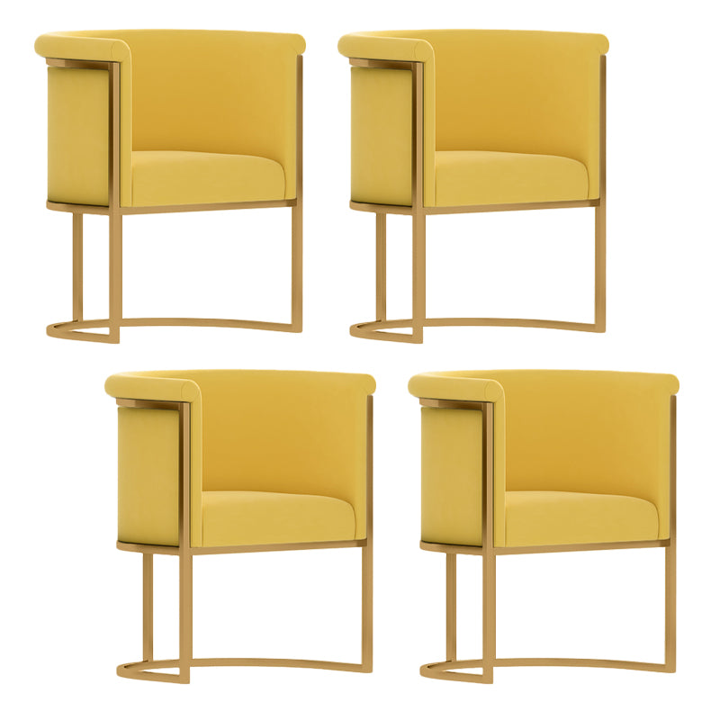Chaises sans accoudoirs rembourrées de style scandinave, chaises latérales à dossier solide pour la maison