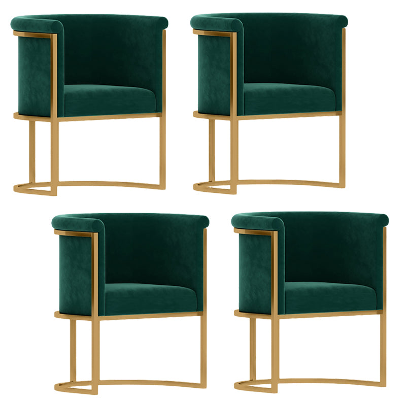 Chaises sans accoudoirs rembourrées de style scandinave, chaises latérales à dossier solide pour la maison