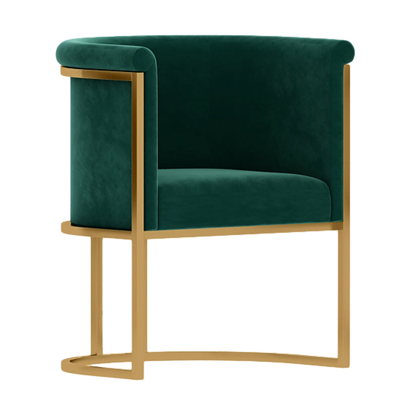 Chaises sans accoudoirs rembourrées de style scandinave, chaises latérales à dossier solide pour la maison