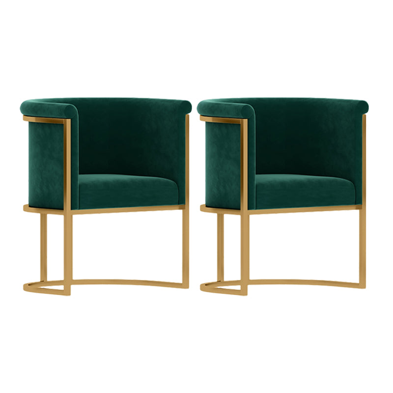 Chaises sans accoudoirs rembourrées de style scandinave, chaises latérales à dossier solide pour la maison