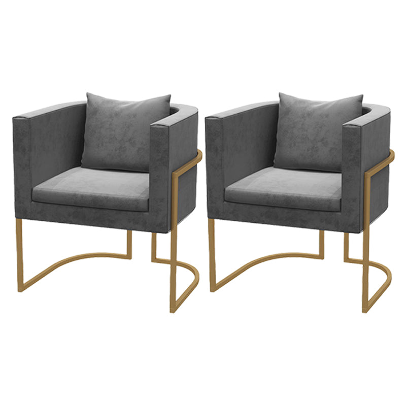 Chaises de salle à manger rembourrées sans accoudoirs de style scandinave, chaises latérales à dossier solide pour un usage domestique