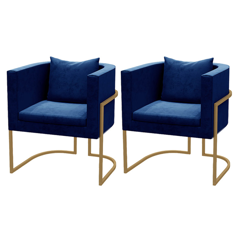 Chaises de salle à manger rembourrées sans accoudoirs de style scandinave, chaises latérales à dossier solide pour un usage domestique