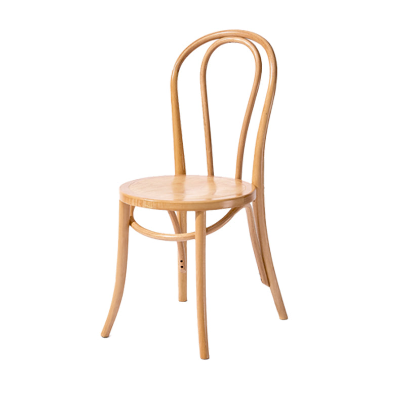 Chaise de style contemporain en bois de hêtre Cuisine Salle à manger Windsor Back Side Chairs