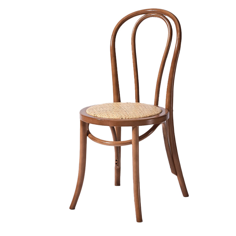 Chaise de style contemporain en bois de hêtre Cuisine Salle à manger Windsor Back Side Chairs