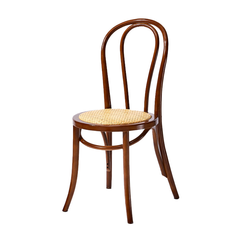 Chaise de style contemporain en bois de hêtre Cuisine Salle à manger Windsor Back Side Chairs