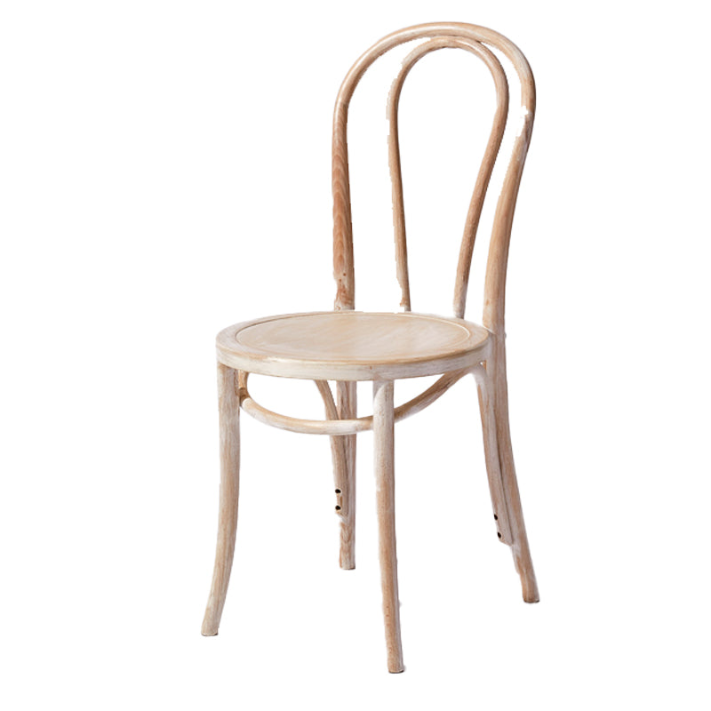 Chaise de style contemporain en bois de hêtre Cuisine Salle à manger Windsor Back Side Chairs
