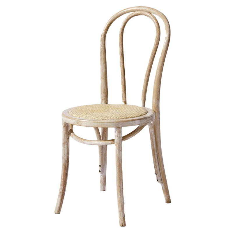 Chaise de style contemporain en bois de hêtre Cuisine Salle à manger Windsor Back Side Chairs