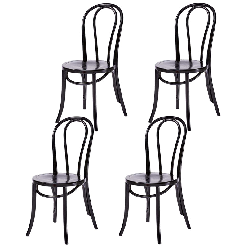 Chaise de style contemporain en bois de hêtre Cuisine Salle à manger Windsor Back Side Chairs