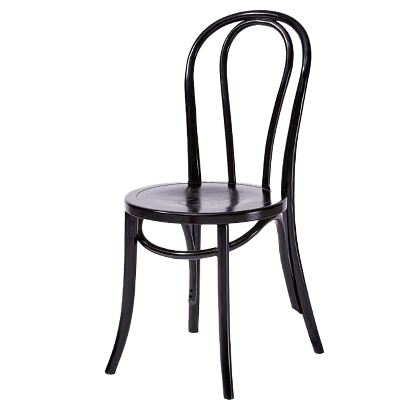 Chaise de style contemporain en bois de hêtre Cuisine Salle à manger Windsor Back Side Chairs