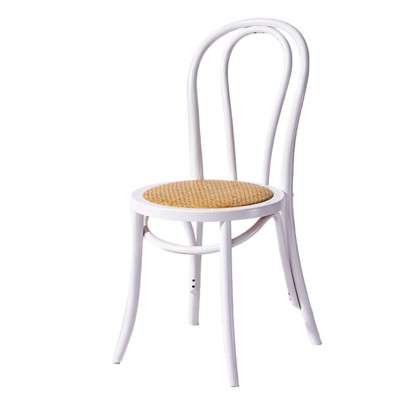 Chaise de style contemporain en bois de hêtre Cuisine Salle à manger Windsor Back Side Chairs