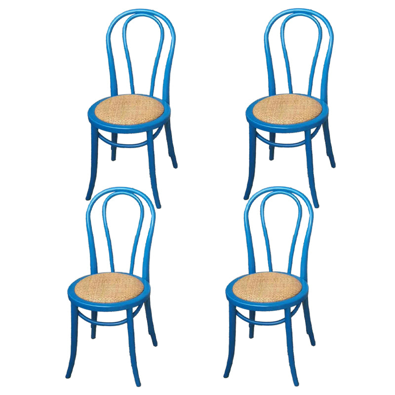 Chaise de style contemporain en bois de hêtre Cuisine Salle à manger Windsor Back Side Chairs