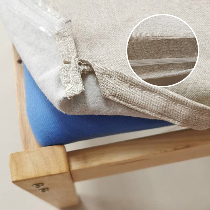 Chaise de salle à manger rembourrée au fini mat, fauteuil à dossier ouvert en hêtre scandinave