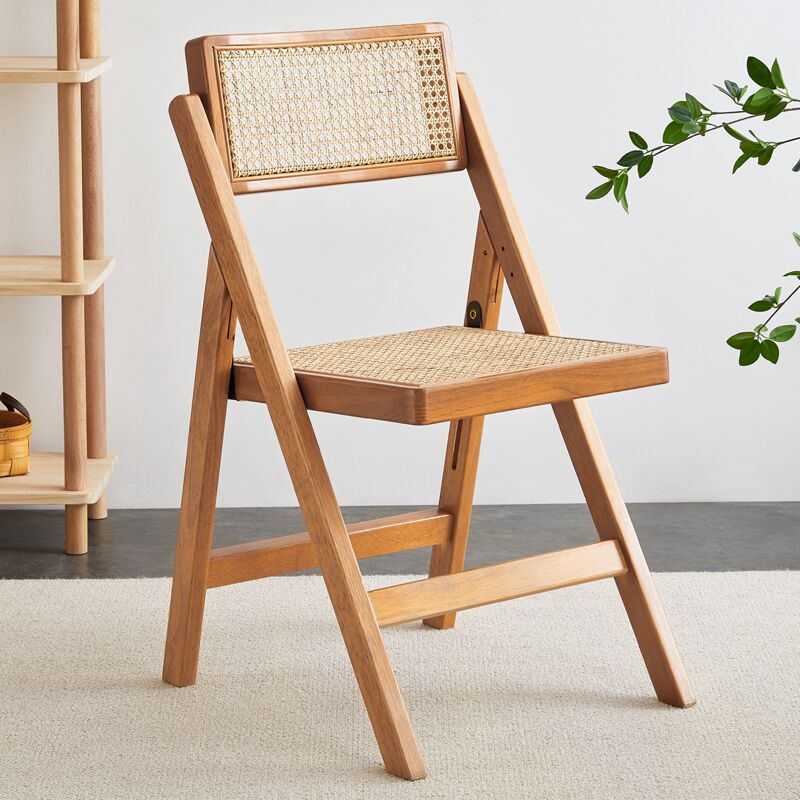 Rubberwood eigentijdse stijl stoel open rug enkele eetkamerstoel