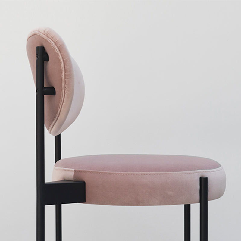 Chaises d'appoint rembourrées de Style scandinave, chaise de salle à manger à dossier ouvert pour la maison