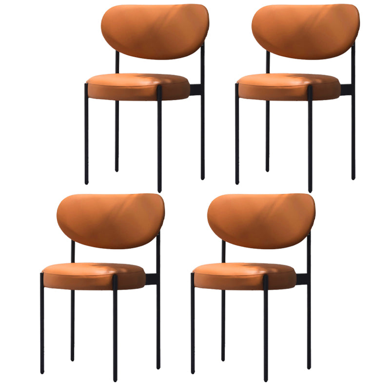 Chaises d'appoint rembourrées de Style scandinave, chaise de salle à manger à dossier ouvert pour la maison