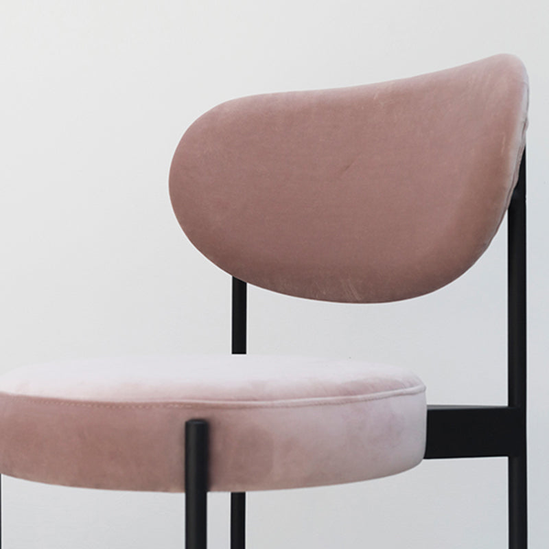 Chaises d'appoint rembourrées de Style scandinave, chaise de salle à manger à dossier ouvert pour la maison