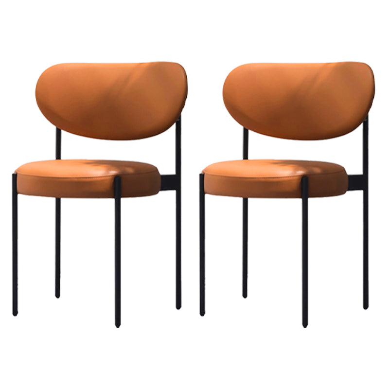 Chaises d'appoint rembourrées de Style scandinave, chaise de salle à manger à dossier ouvert pour la maison